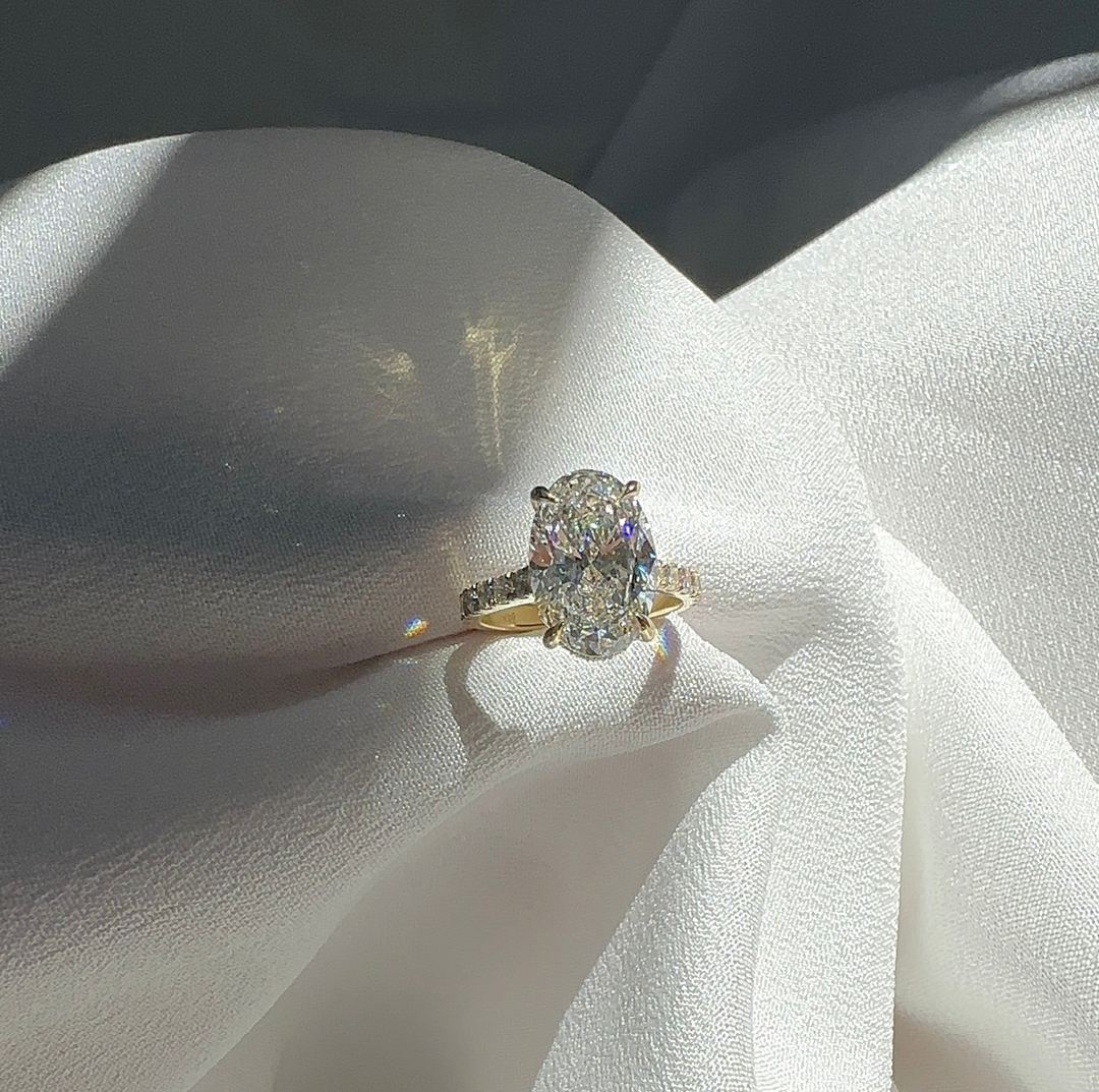 Pave Engagement Rings