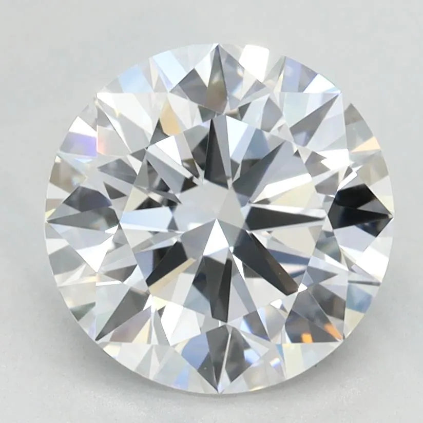 2.08ct Round Lab Grown Diamond (Colour E, Clarity VVS1, Cut EX, IGI Certified)