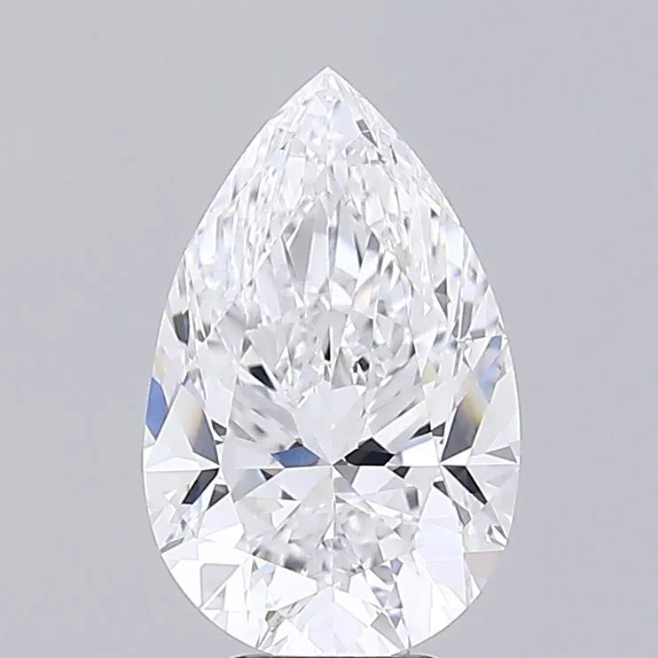 4.01ct Pear Lab Grown Diamond (Colour D, Clarity IF, IGI Certified)
