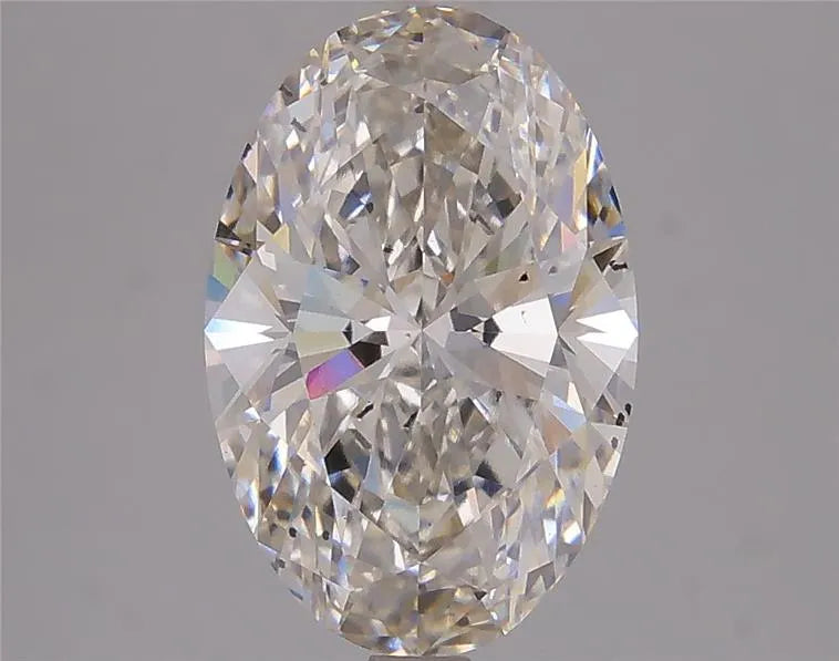 3.10ct Oval Lab Grown Diamond (Colour H, Clarity SI1, IGI Certified)