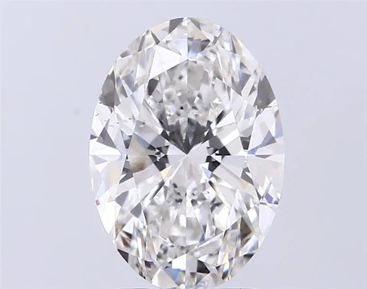 2.50ct Oval Lab Grown Diamond (Colour F, Clarity VS2, IGI Certified)