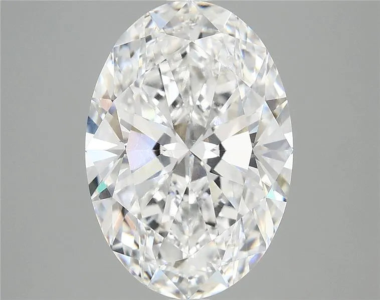 4.70ct Oval Lab Grown Diamond (Colour D, Clarity VVS2, IGI Certified)