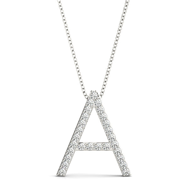 Petite Initial Pendant - Letters A-F