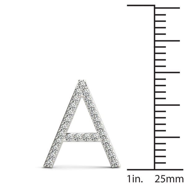Petite Initial Pendant - Letters A-F