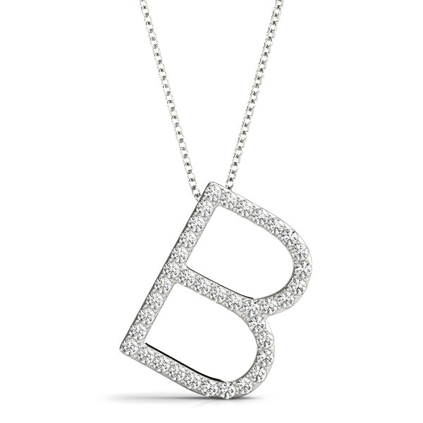Petite Initial Pendant - Letters A-F