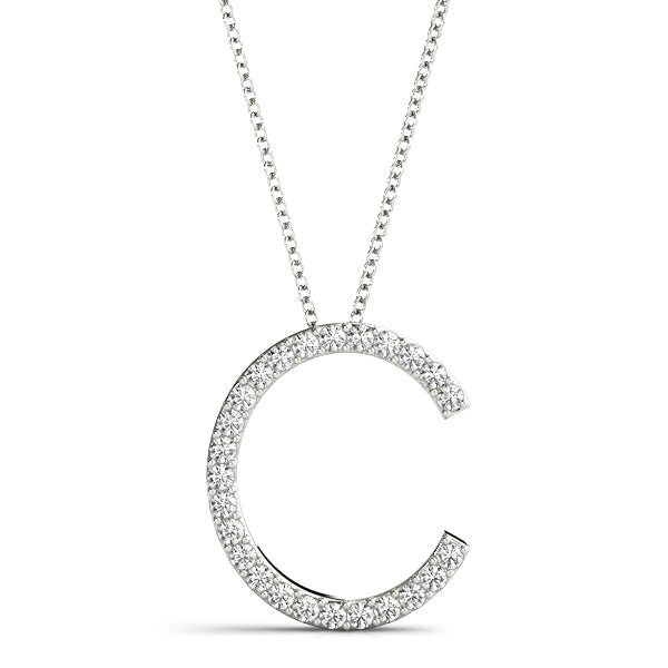 Petite Initial Pendant - Letters A-F