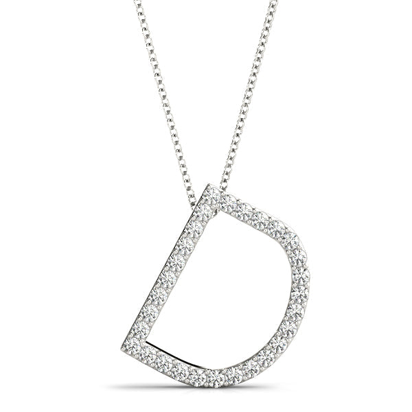 Petite Initial Pendant - Letters A-F