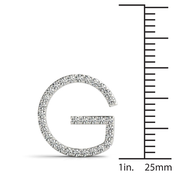 Petite Initial Pendant - Letters G - M