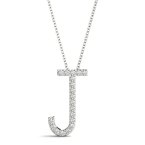 Petite Initial Pendant - Letters G - M