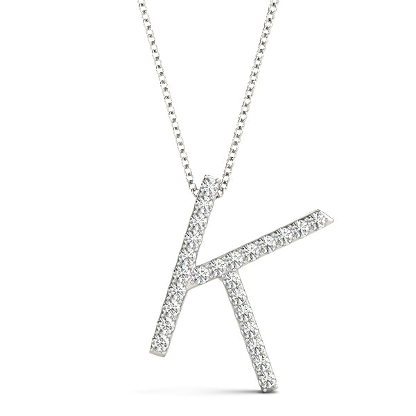 Petite Initial Pendant - Letters G - M