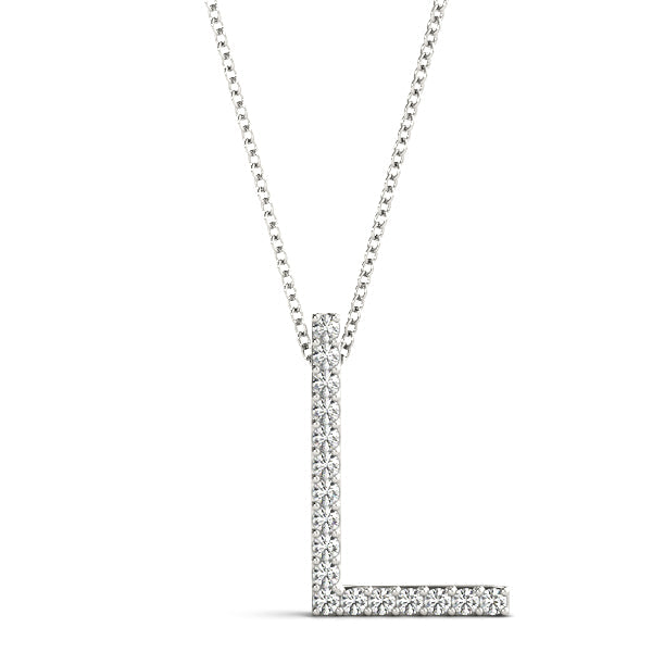 Petite Initial Pendant - Letters G - M