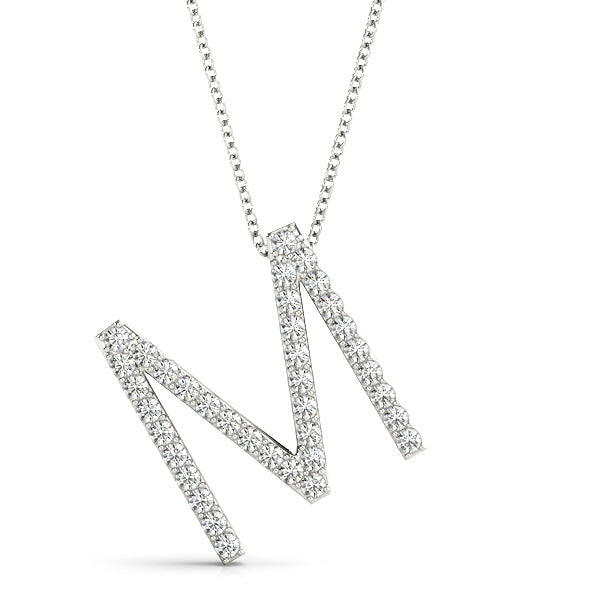 Petite Initial Pendant - Letters G - M