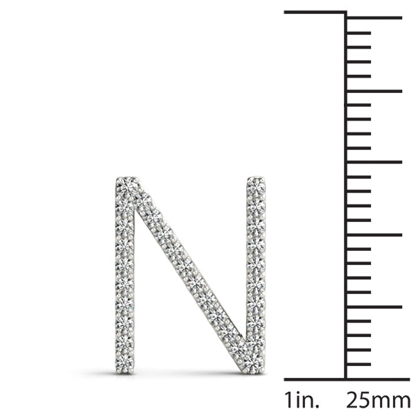 Petite Initial Pendant- Letters N - T
