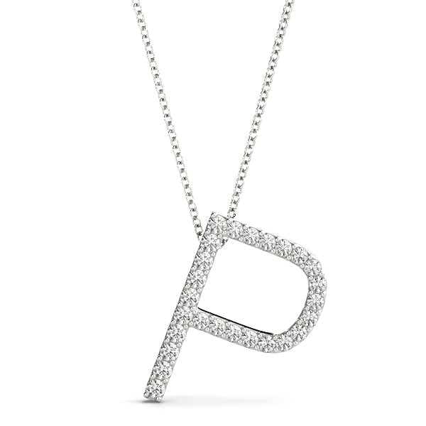Petite Initial Pendant- Letters N - T