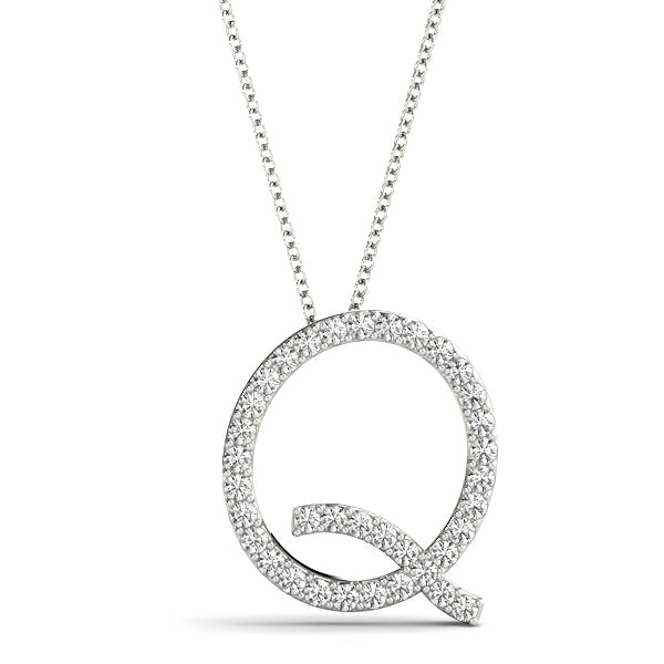 Petite Initial Pendant- Letters N - T