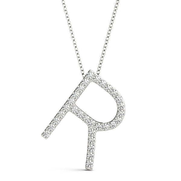 Petite Initial Pendant- Letters N - T