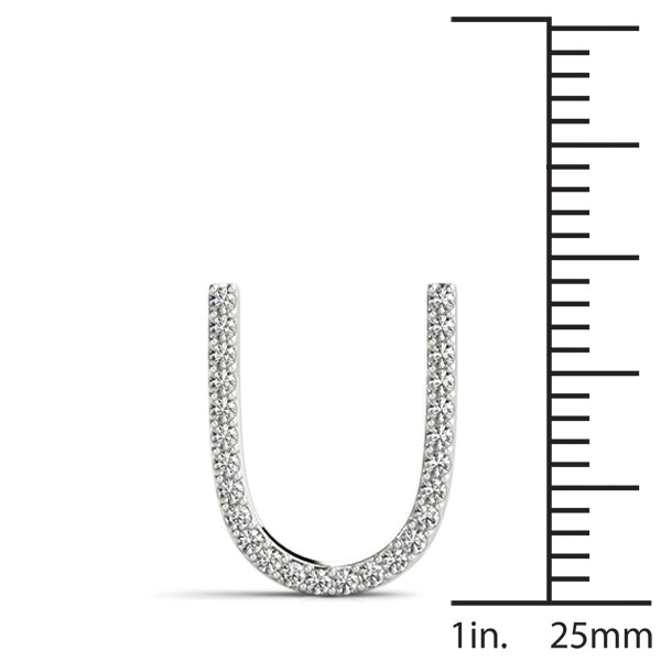 Petite Initial Pendant - Letters U - Z