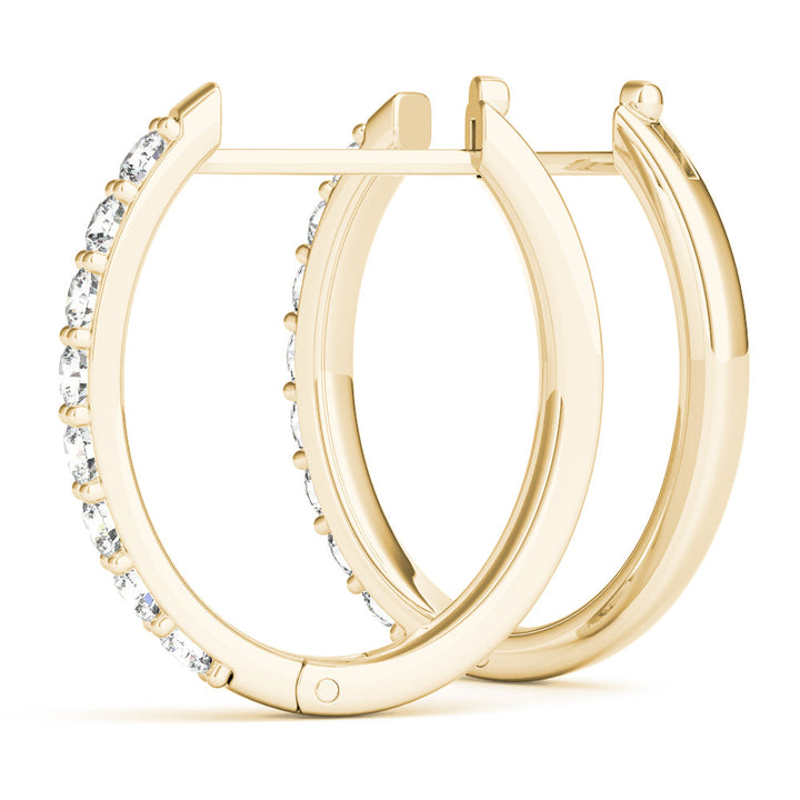 Lilly Lab Grown Diamond Huggie Earrings