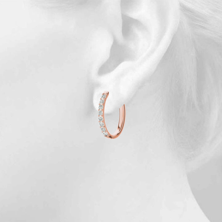 Lilly Lab Grown Diamond Huggie Earrings