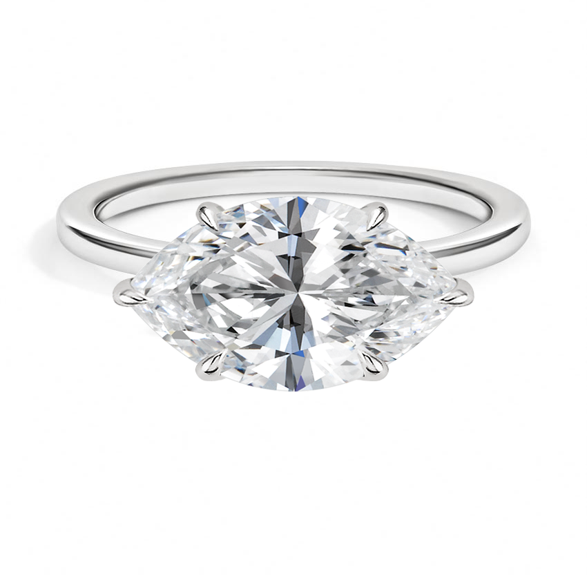 Marquise East-West Setting Bling Factory Diamonds Jewellery