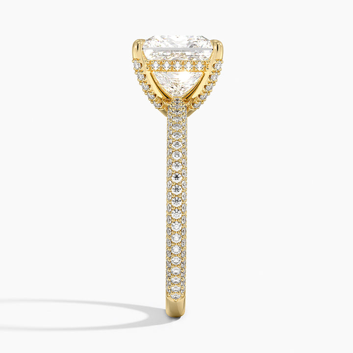 Princess 3-row pave setting