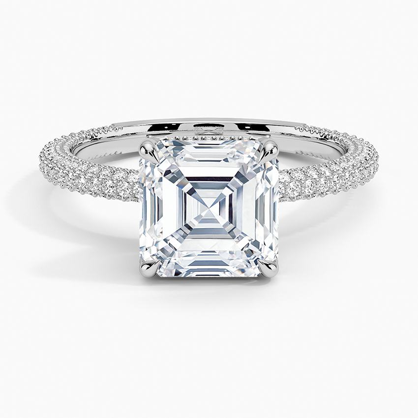 Pave Engagement Rings