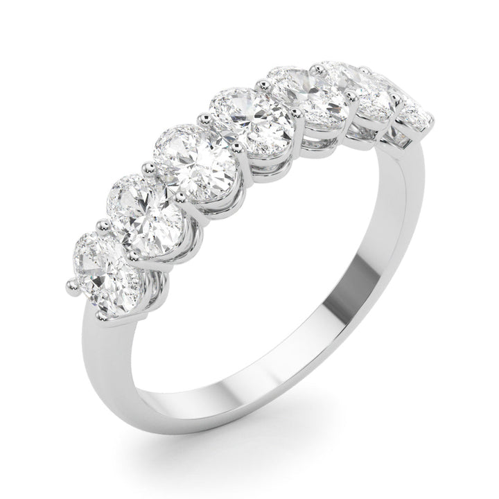 Jo Oval Women's Diamond Wedding Band