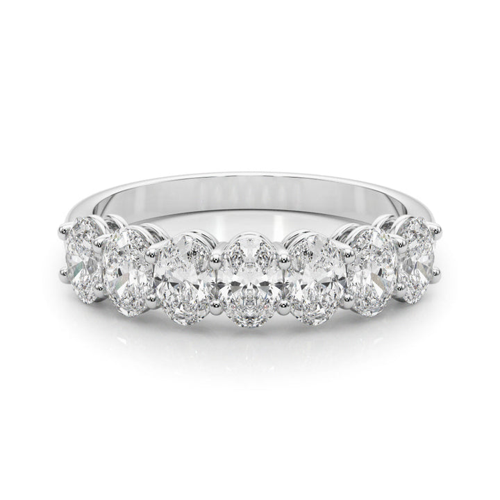 Jo Oval Women's Diamond Wedding Band