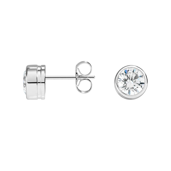 Bezel Earrings